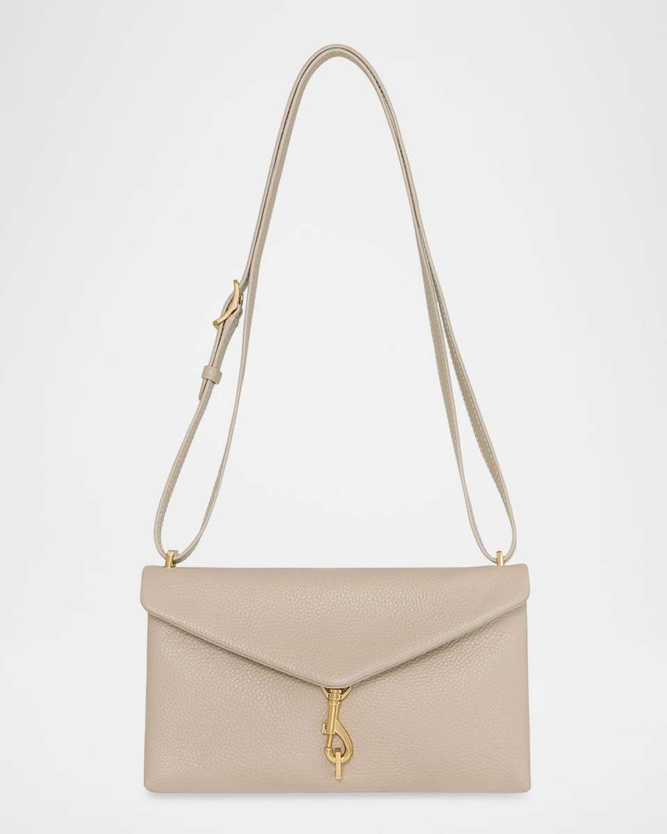 Megan East-West Leather Crossbody Bag